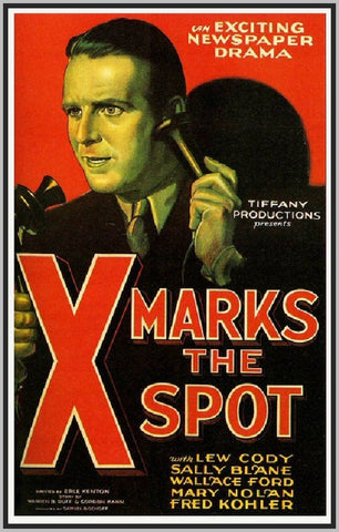 X MARKS THE SPOT - 1931 - SALLY BLANE - RARE DVD