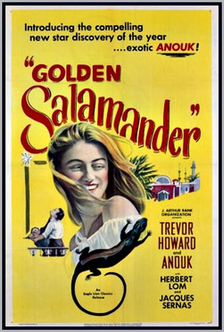 GOLDEN SALAMANDER - 1950 - COLORIZED - TREVOR HOWARD - RARE DVD