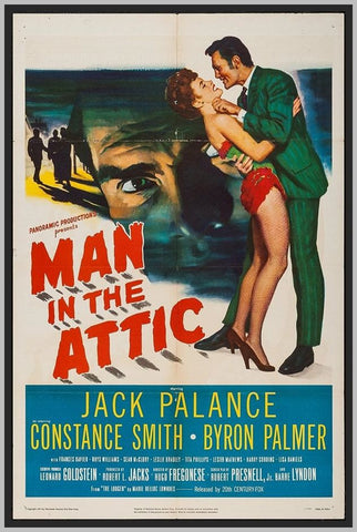 MAN IN THE ATTIC - COLORIZED - 1953 -JACK PALANCE - RARE DVD