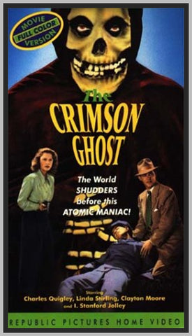 THE CRIMSON GHOST - 1946 - WITH CHARLES QUIGLEY - RARE DVD - COLORIZED