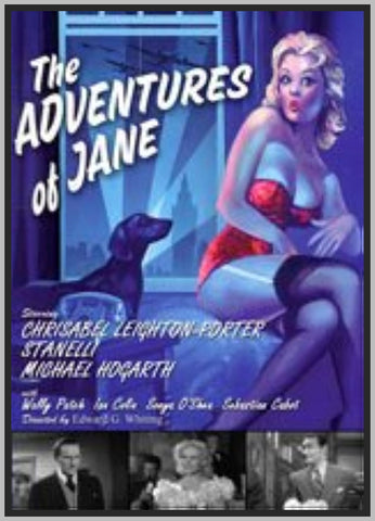 THE ADVENTURES OF JANE - COLORIZED - 1949 - MICHAEL HOGARTH - RARE DVD