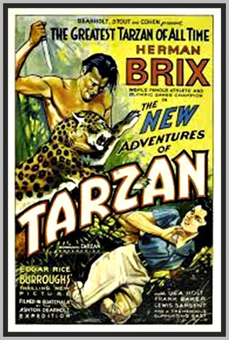 THE NEW ADVENTURES OF TARZAN - 1935 - BRUCE BENNETT - COLORIZED - RARE DVD