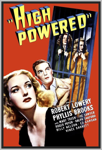 HIGH POWERED '45 - ROBERT LAWERY - COLORIZED - RARE DVD