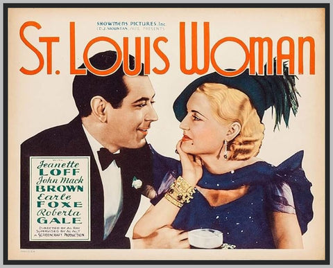 ST. LOUIS WOMAN - 1934 - JEANETTE LOFF - RARE DVD