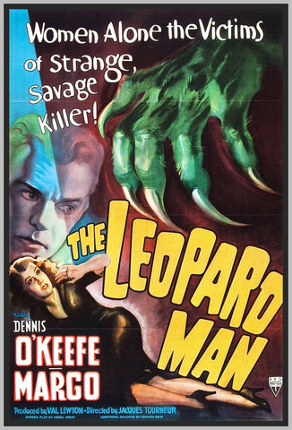 THE LEOPARD MAN - COLORIZED - 1943 - JEAN BROOKS - RARE DVD