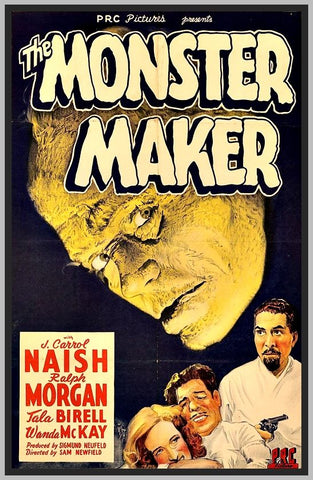 THE MONSTER MAKER - 1944 - COLORIZED - TARA BIRELI - RARE DVD