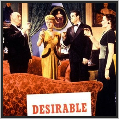 DESIRABLE LADY - 1944 - COLORIZED - EDDIE DUNN - RARE DVD