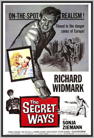 THE SECRET WAYS - COLORIZED - 1961 - SONJA ZIEMANN- RARE DVD