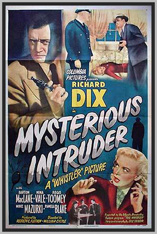 THE MYSTERIOUS INTRUDER '46 - COLORIZED - NINA VALE - RARE DVD