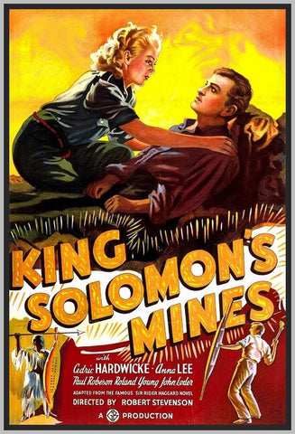 KING SOLOMON'S MINES - 1937 - COLORIZED - 1937 - PAUL ROBESON - RARE DVD