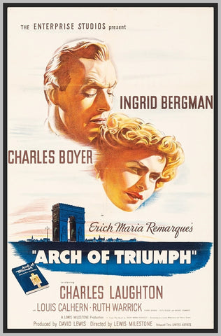 ARCH OR TRIUMPH - COLORIZED - 1948 - IMGRID BERGMAN - RARE DVD