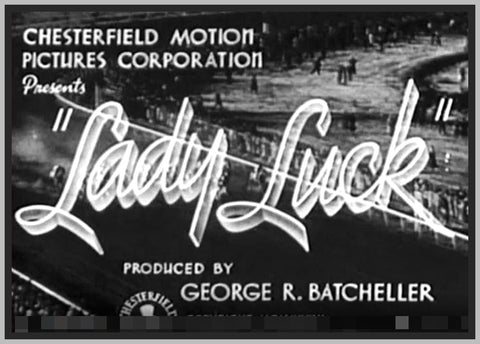 LADY LUCK - 1936 - PATRICIA FARR - RARE DVD