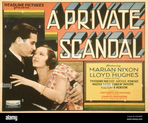 A PRIVATE SCANDAL - 1931 - LUCILLE POWERS - RARE DVD