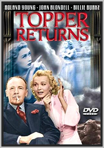 TOPPER RETURNS - 1941 - WITH JOAN BLONDELL - RARE DVD - COLORIZED