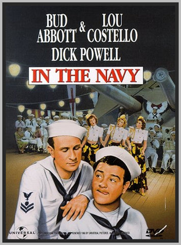 IN THE NAVY - COLORIZED - 1941 - BUD ABBOTT - RARE DVD