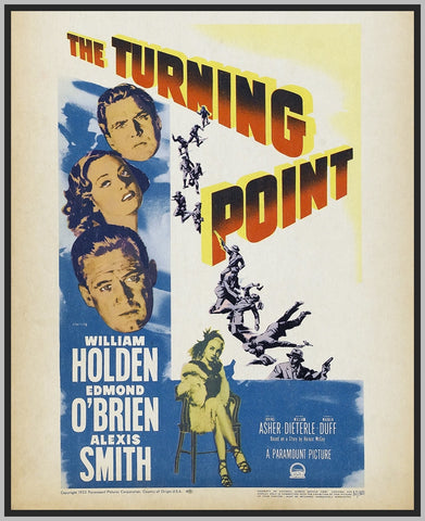 THE TURNING POINT - 1952 - COLORIZED - WILLIAM HOLDEN - RARE DVD