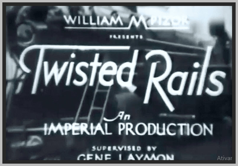 TWISTED RAILS - 1934 - ALICE DAHL - RARE DVD – TV Museum DVDs