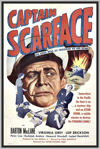 CAPTAIN SCARFACE - COLORIZED - 1953 - VIRGINIA GREY - RARE DVD