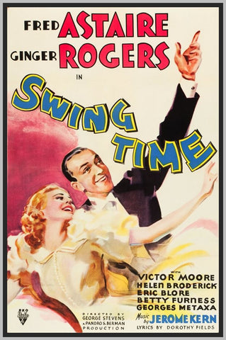 SWING TIME - 1936 - COLORIZED - FRED ASTAIRE - RARE DVD