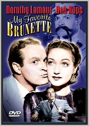 MY FAVORITE BRUNETTE - 1947 - WITH BOB HOPE - RARE DVD - COLORIZED