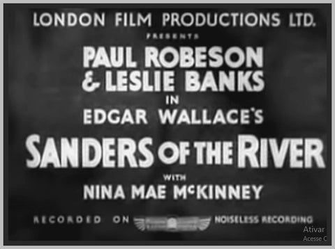 SANDERS OF THE RIVER - 1935 - PAUL ROBESON - RARE DVD