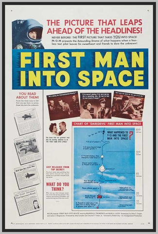 FIRST MAN INTO SPACE - COLORIZED - 1959 - MARIA LANDI - RARE DVD