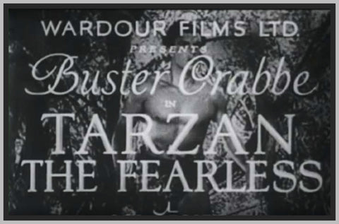 TARZAN THE FEARLESS - 1933 - BUSTER CRABBE - RARE DVD