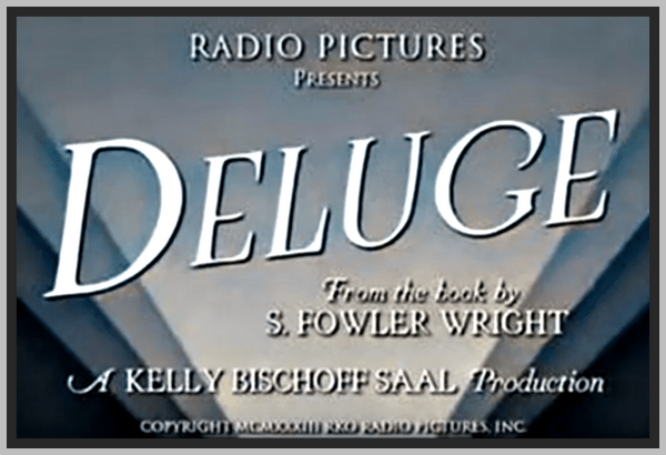 DELUGE - 1933 - COLORIZED - PEGGY SHANNON - RARE DVD – TV Museum DVDs