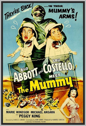 ABBOTT AND COSTELLO MEET THE MUMMY - 1956 - COLORIZED - BUD ABBOTT - RARE DVD