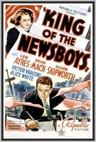 KING OF THE NEWSBOYS - 1938 - LEW AYRES - RARE DVD