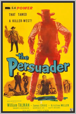 THE PERSUADER - 1957 - COLORIZED - JAMES CRAIG - RARE DVD