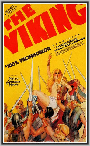 THE VIKING - 1928 - SILENT - DONALD CRISP - RARE DVD