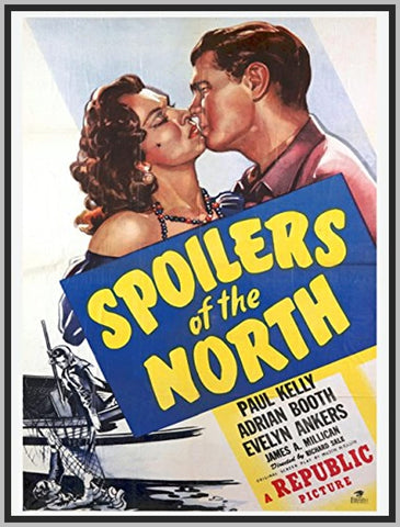 SPOILERS OF THE NORTH '47 - COLORIZED - PAUL KELLY - RARE DVD