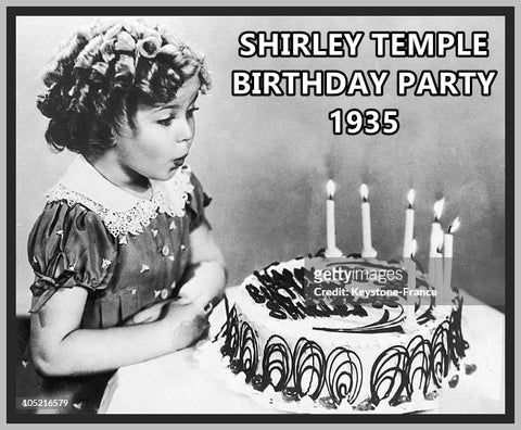 SHIRLEY TEMPLE BIRTHDAY PARTY  - 1935 - RARE MOVIE IN DVD