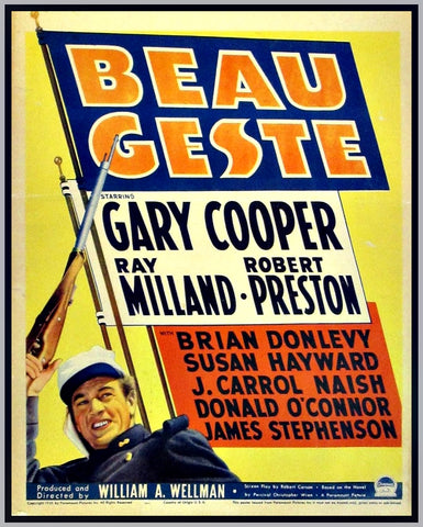 BEAU GESTE - 1939 - COLORIZED - GARY COOPER - RARE DVD