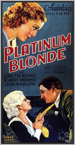 PLATINUM BLONDE - COLORIZED - 1931 - JEAN HARLOW - RARE DVD