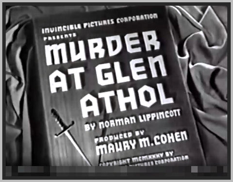 MURDER AT GLEN ATHOL - 1936 - IRENE WARE - RARE DVD