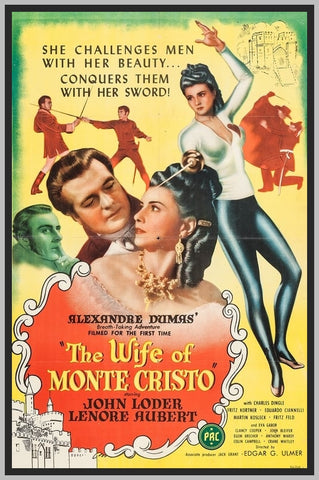 WIFE OF MONTE CRISTO - 1946 - COLORIZED - JOHN LODER - RARE DVD