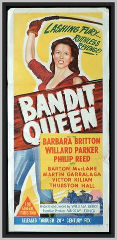 THE BANDIT QUEEN - 1950 - COLORIZED -PHILLIP REED - RARE DVD