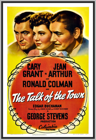 TALK OF THE TOWN - COLORIZED - 1942 - CARY GRANT - RARE DVD