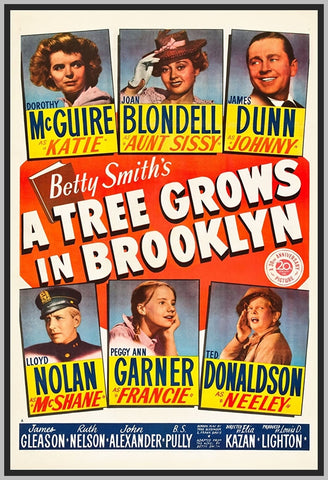 A TRREE GROWS IN BROOKLYN - COLORIZED - 1945 - DOROTHY MCGUIRE - RARE DVD