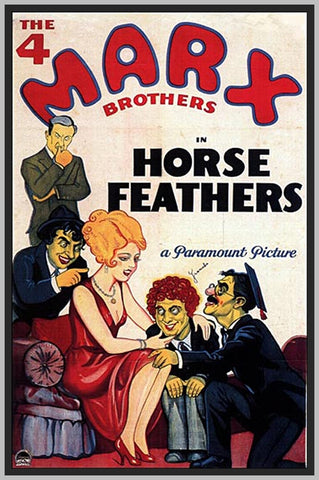 HORSE FEATHERS - COLORIZED - 1932 - CHICO MARSX - RARE DVD