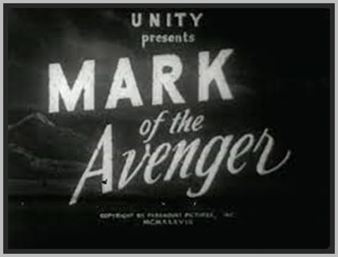 MARK OF THE AVENGER - 1938 - RUSSELL HAYDEN - RARE DVD