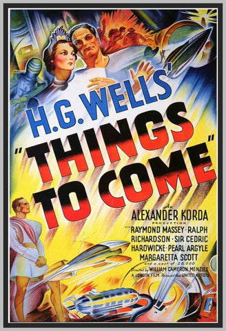 THINGS TO COME - 1936 - COLORIZED - RAYMOND MASSEY - RARE DVD