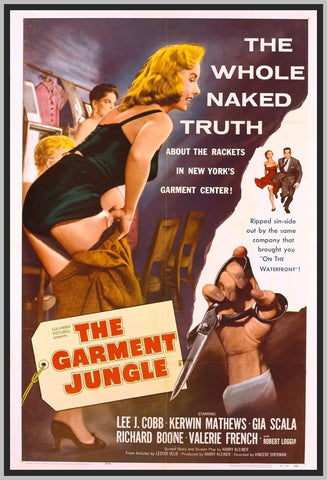 THE GARMENT JUNGLE - COLORIZED - 1957 - GIA SCALA - RARE DVD