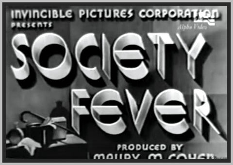 SOCIETY FEVER - 1935 - LOIS WILSON - RARE DVD