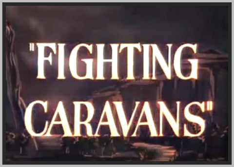 FIGHTING CARAVANS - 1931 - GARY COOPER - COLORIZED - RARE DVD