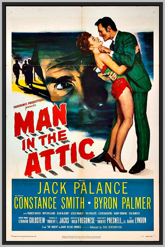 MAN IN THE ATTIC - 1953 - COLORIZED - JACK PALANCE - RARE DVD