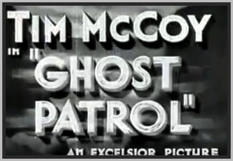 PHANTOM PATROL - 1936 - RIM MCCOY - RARE DVD