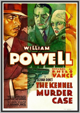 THE KENNEL MURDER CASE - 1932 - COLORIZED - WILLIAM POWELL - RARE DVD